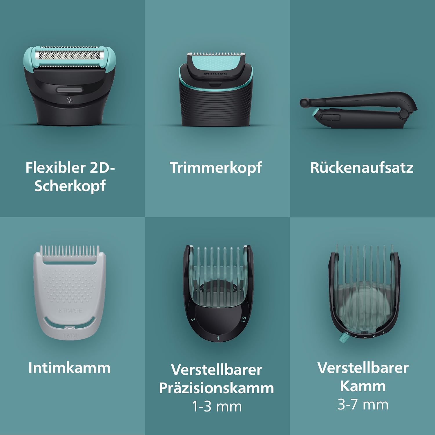 Detalle de Philips BG7480/15 Trimmer 120 Min 🪒
