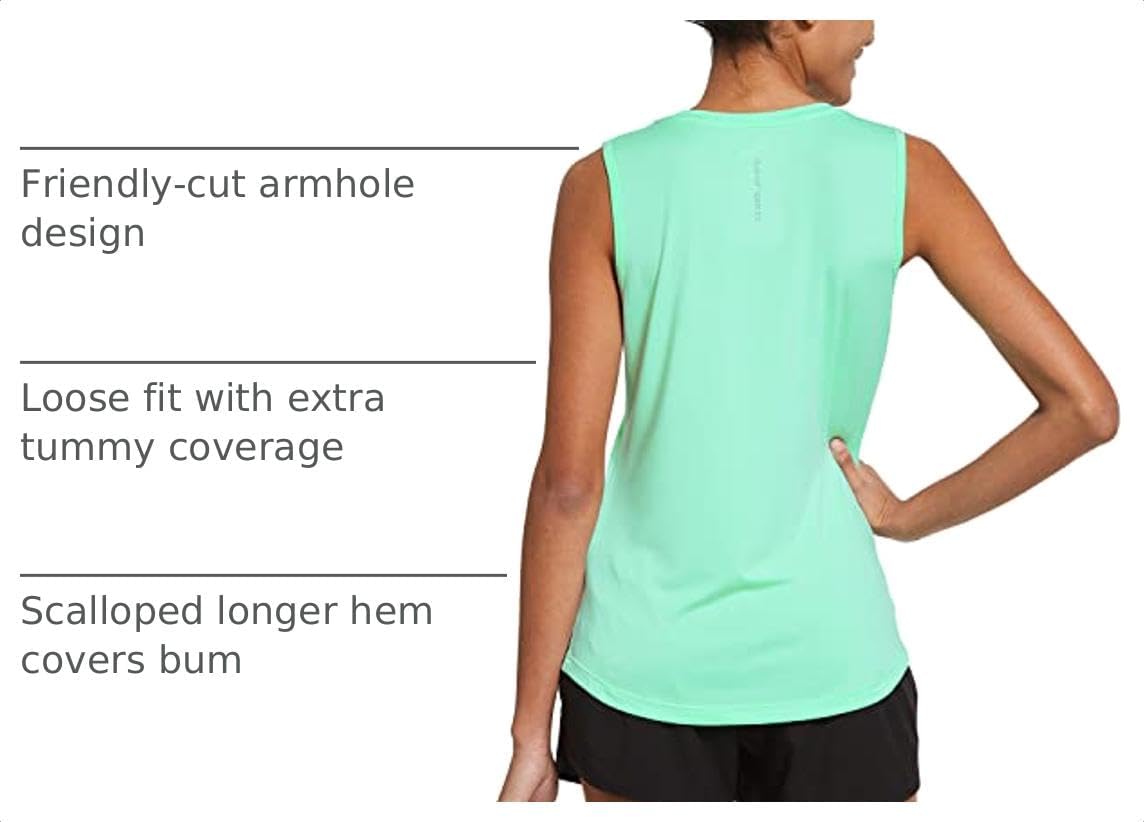 Detalle 2 de baleaf Women’s Sleeveless Workout Tank Tops (Cool-Dry, Reflective Elements)