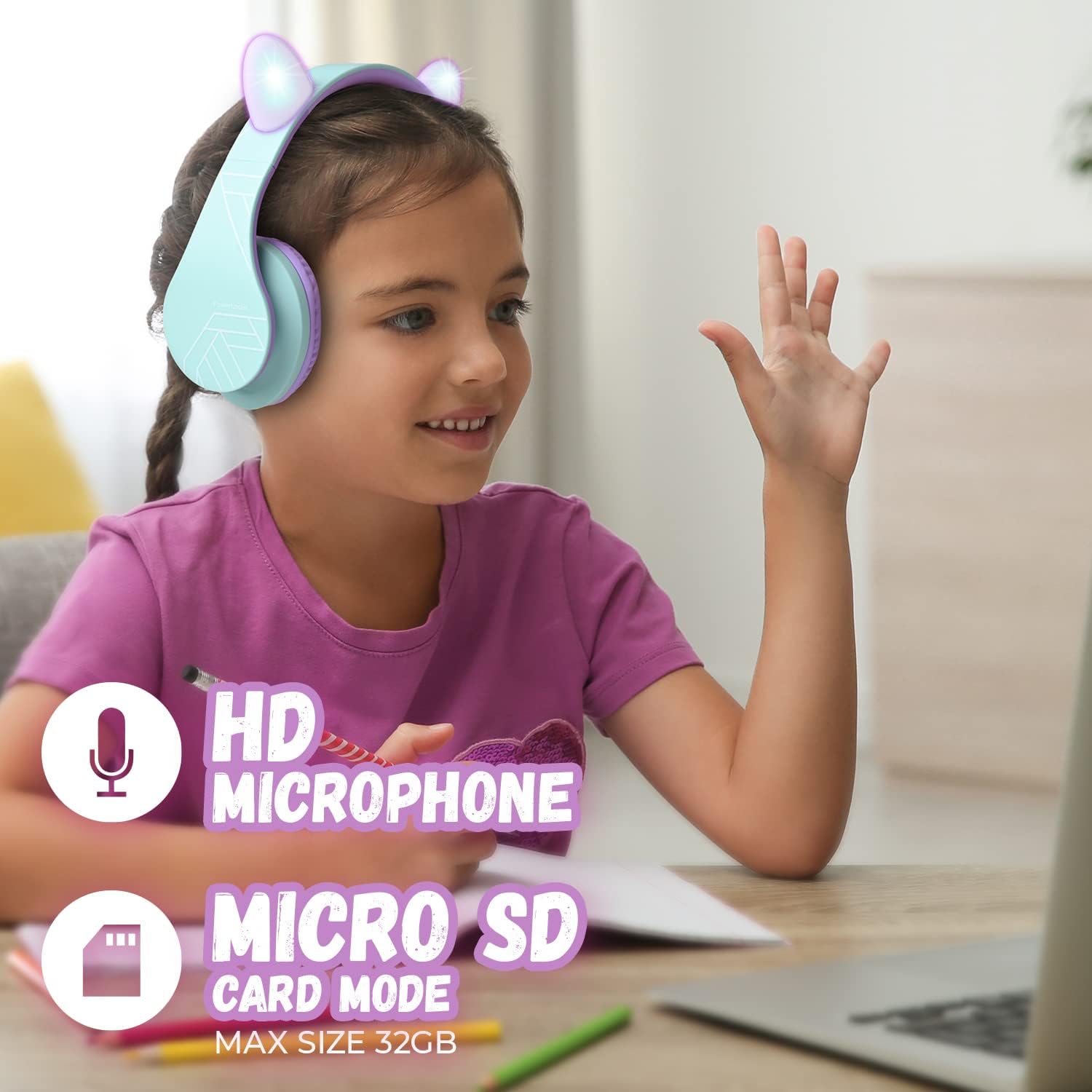 Thumbnail 6 de PowerLocus P2 Kids Headphones 85dB