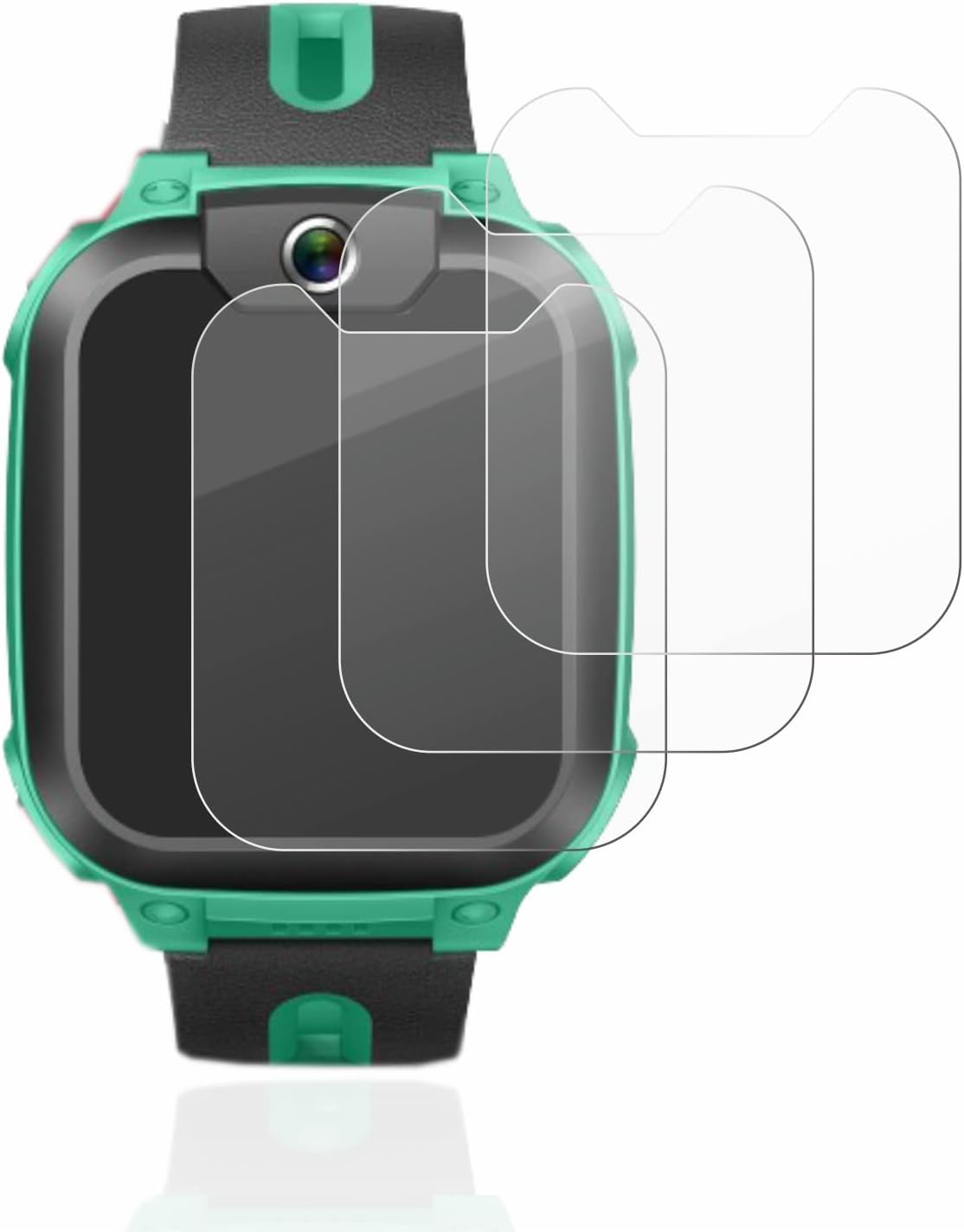 Detalle 2 de brotect Glass Screen Protector Film for Imoo Watch Phone Z1 – 3 Pack (Glass-Foil 9H)