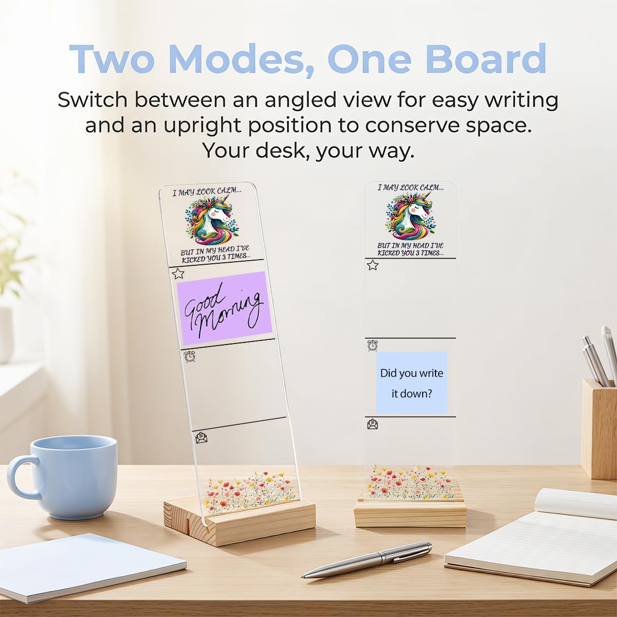 Detalle 2 de Sticky Note Holder with Acrylic Board