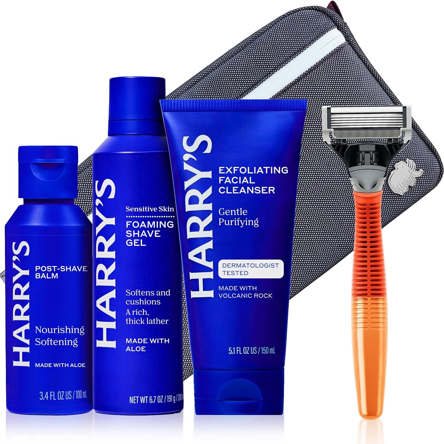 Harry's Original Essentials Gifting Bundle: Razor & Grooming Set
