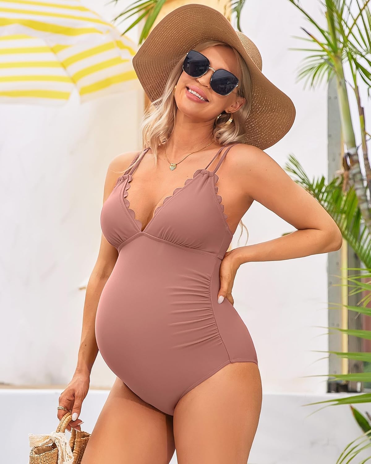 Thumbnail 3 de Charmo Maternity One Piece Swimsuit with Removable Bra