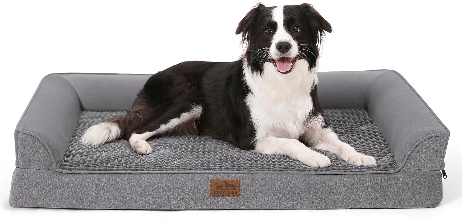 Detalle de Orthopädisches Hundebett für große Hunde