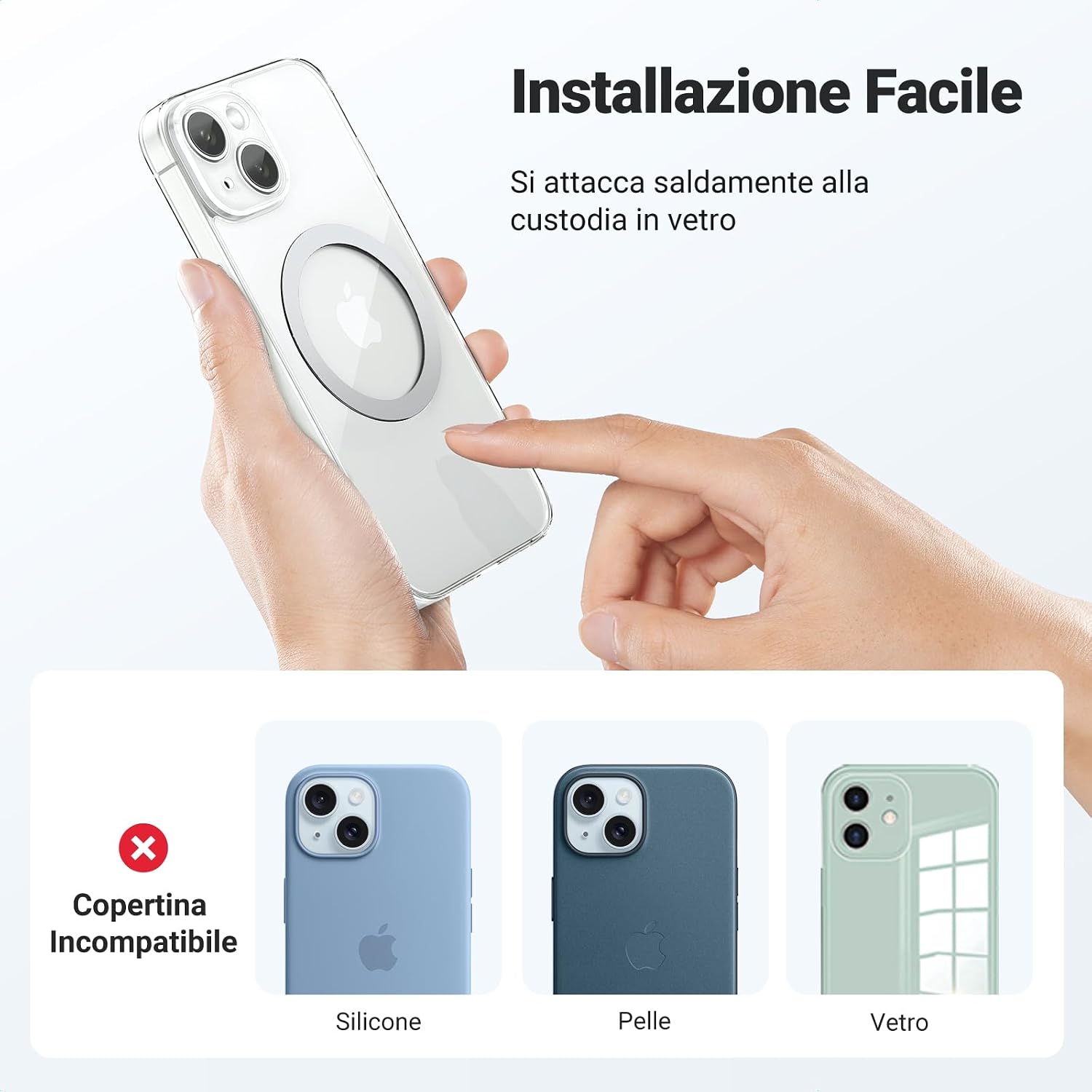 Thumbnail 6 de UGREEN Anello Universale Magnetico 2 pezzi 0,65 mm