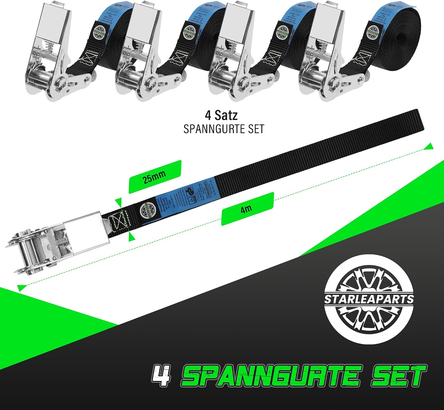 Thumbnail 5 de StarLeaparts Spanngurte 25mm x 4m 1800kg