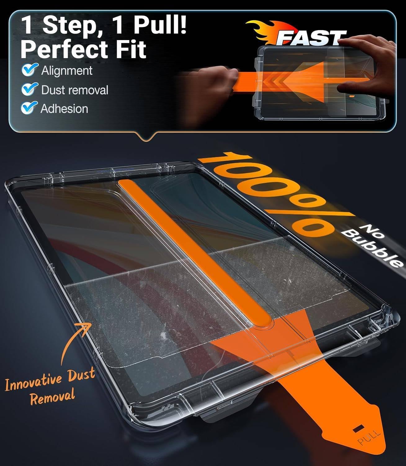 Detalle de UltraGlass iPad Air 11 Inch 9H+ Tempered Glass Screen Protector, Full Coverage
