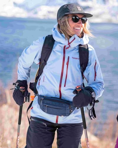Detalle de WATERFLY Bauchtasche Damen Herren Sport Gürteltasche Klein Hüfttasche