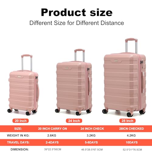 Thumbnail 7 de RMW Suitcase 24 Inch Medium Hard Shell Check-in Luggage