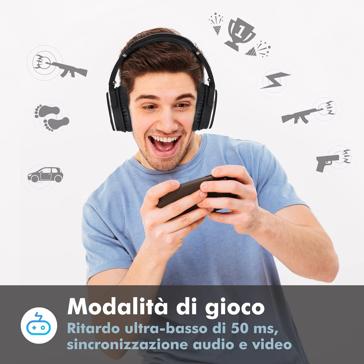 Thumbnail 5 de Srhythm NC25 cuffie over‑ear con cancellazione attiva del rumore