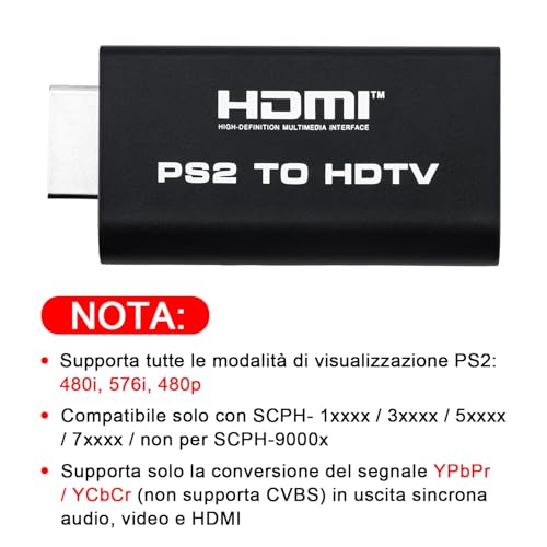 Thumbnail 12 de Mcbazel adattatore PS2-HDMI con uscita audio da 3,5 mm