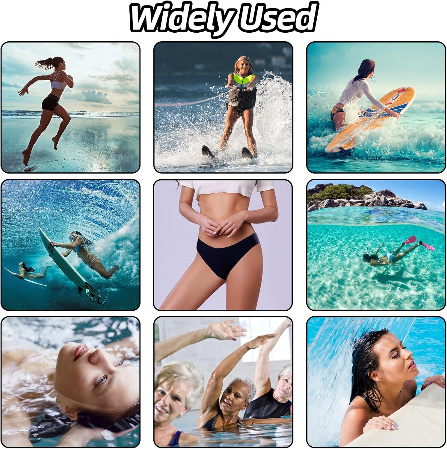 Thumbnail 5 de Period Pants for Women Swimming: 4Ply Leakproof, Traceless Menstrual Swim Bottoms