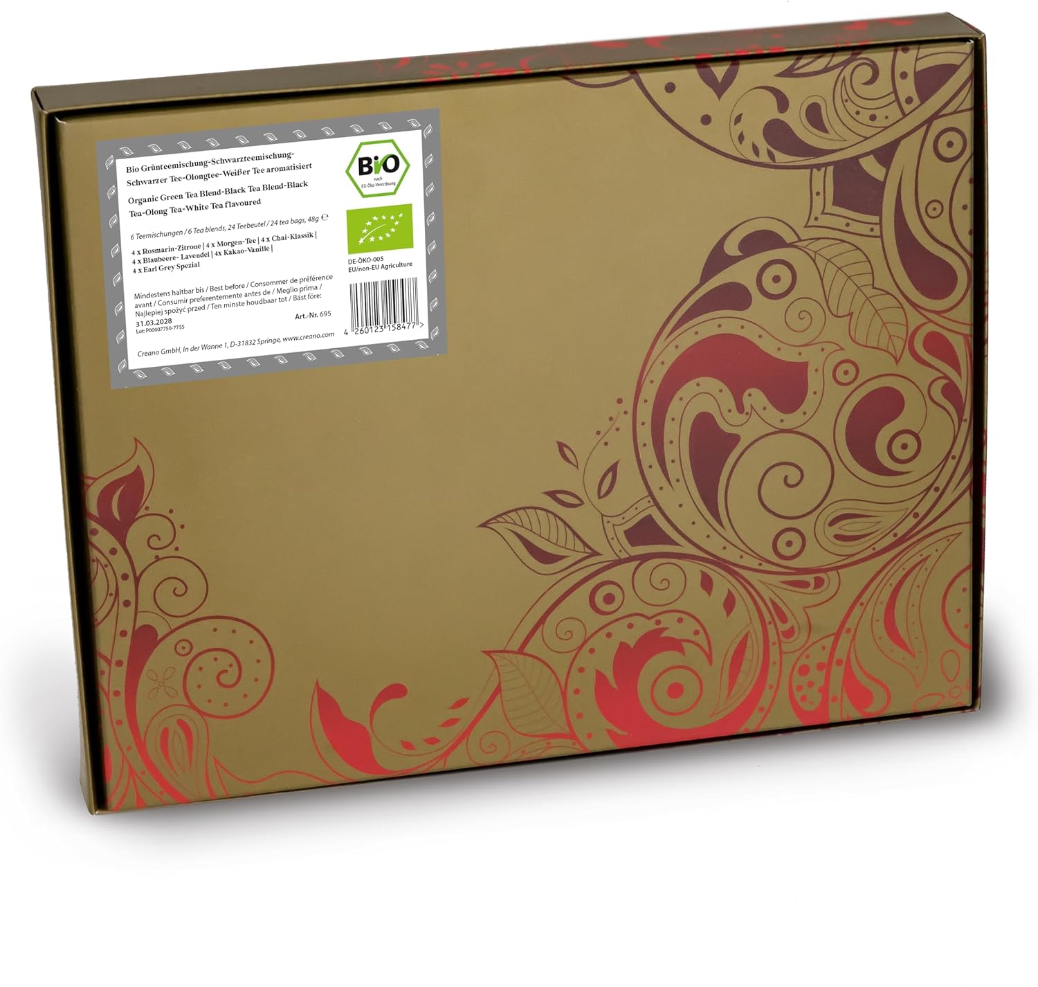 Thumbnail 6 de Creano Organic Tea Blend biologische thee, 24 zakjes in 6 varianten