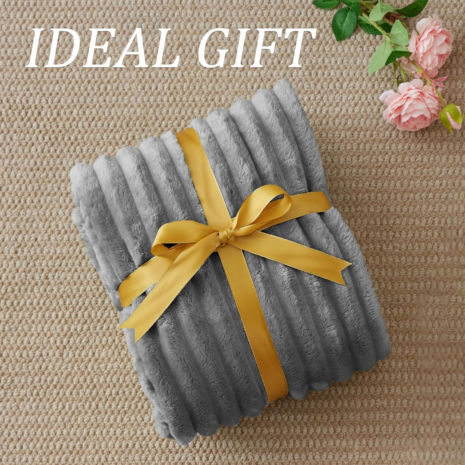 Detalle de BEDELITE Fluffy Fleece Twin Blanket 300GSM