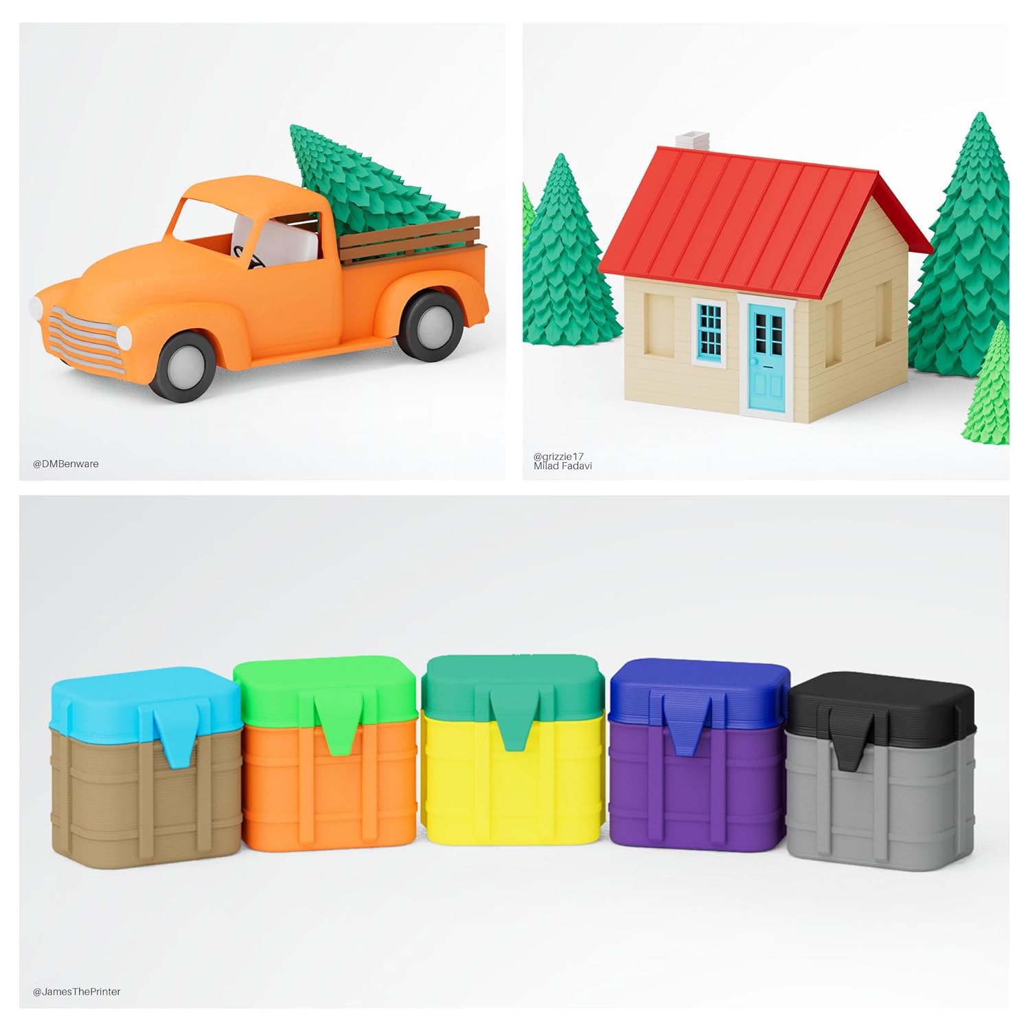 Thumbnail 6 de ELEGOO 250g PLA Filament Bundle – 1.75mm, 8 Colour Pack