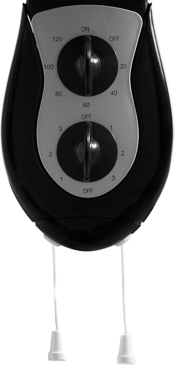 Detalle de Orbegozo WF 0141: Ventilador de pared de 40 W con 3 velocidades, temporizador y oscilación