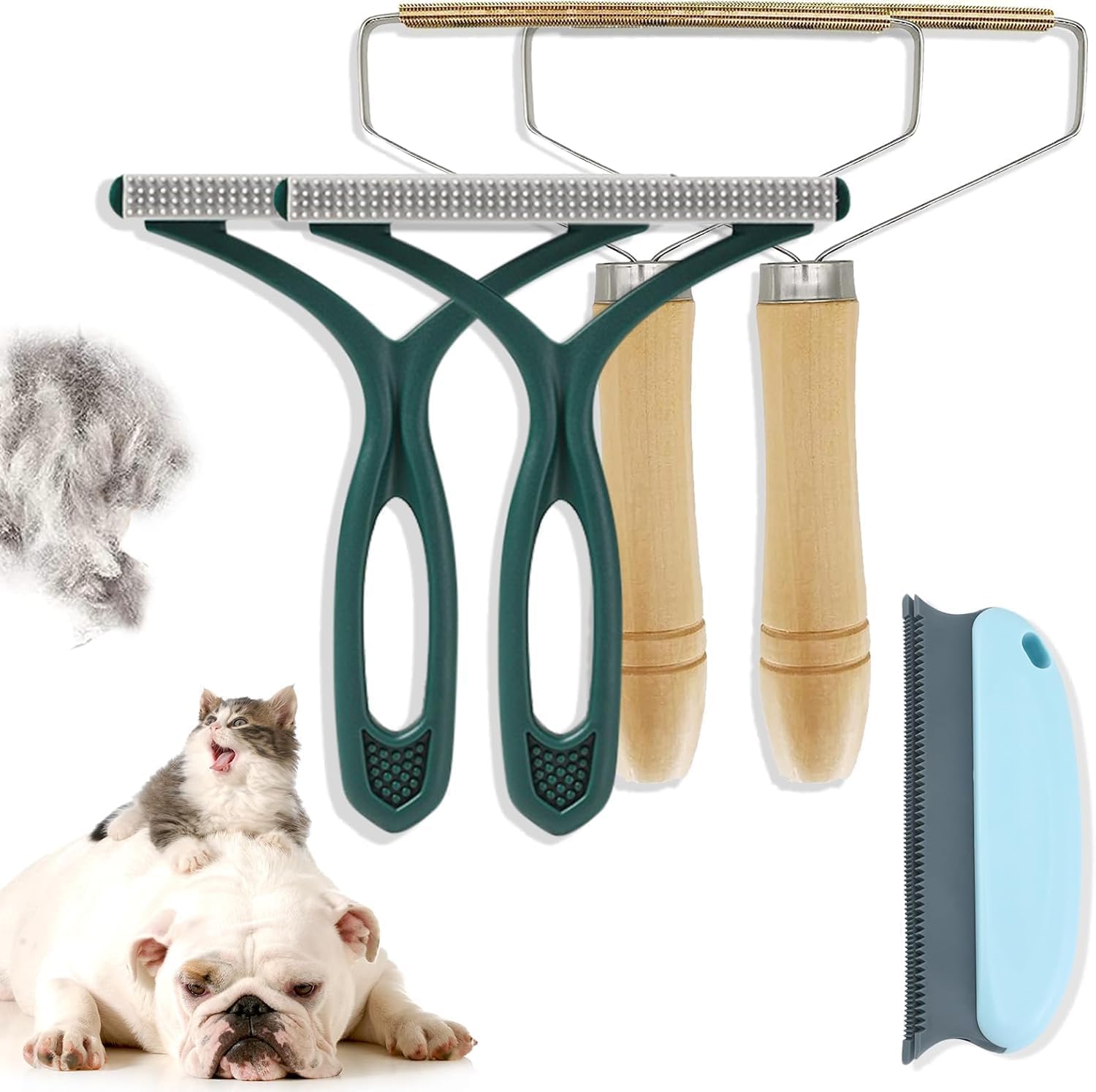 Thumbnail 6 de Pet Hair Remover 5-Piece Set: Portable Lint Shaver for Furniture, Clothing and More