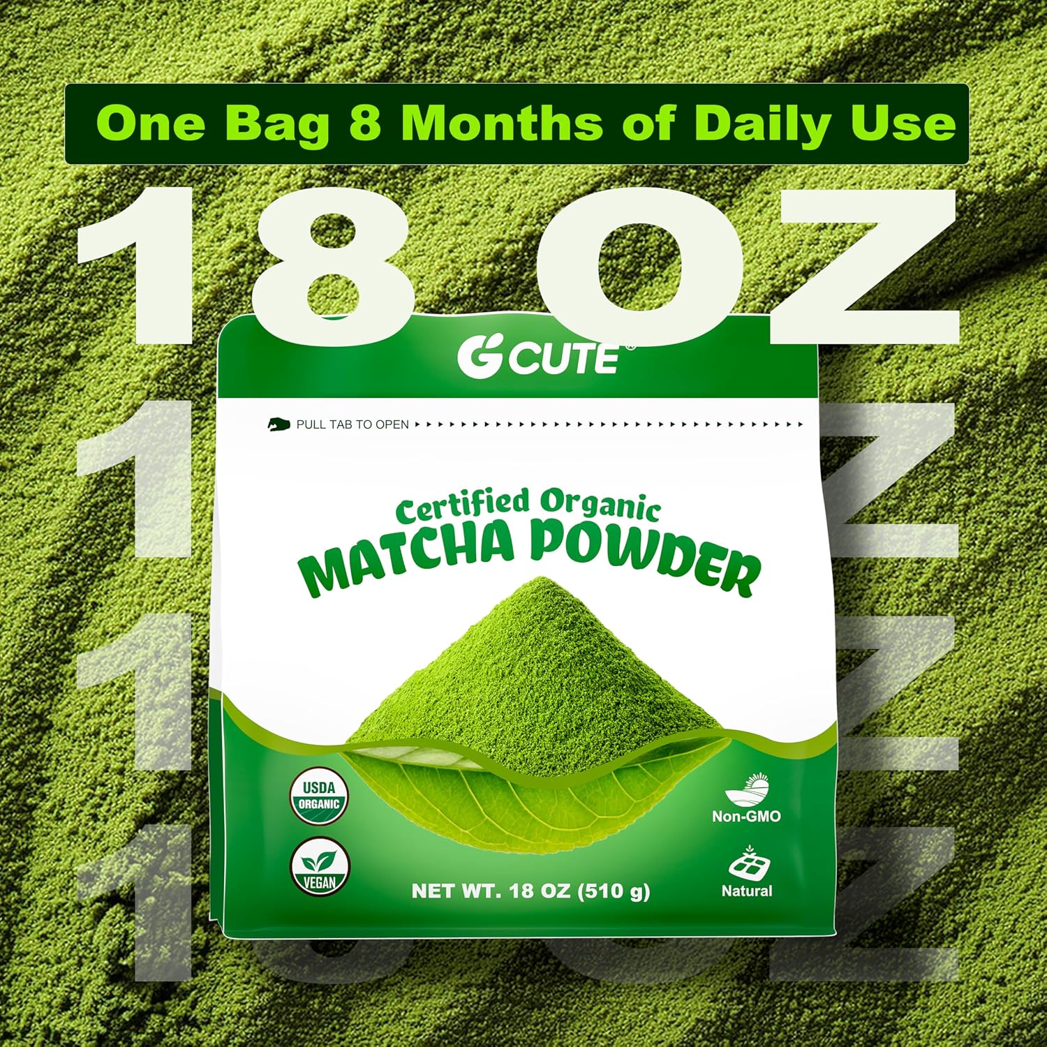 Detalle 2 de Organic Matcha Powder, 18 oz