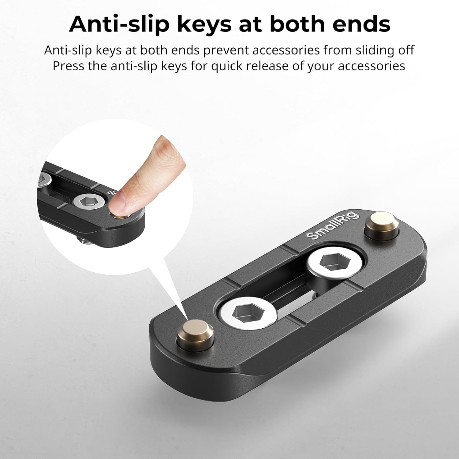 Thumbnail 2 de SmallRig NATO Rail Mini Quick Release 48 mm (2172B) für Kamerakäfige mit NATO-Klemme