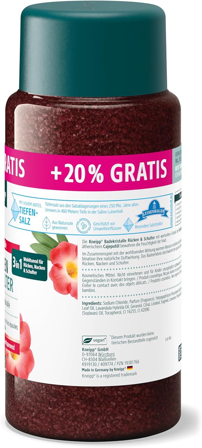 Detalle 2 de Kneipp Cristaux de bain 720 g