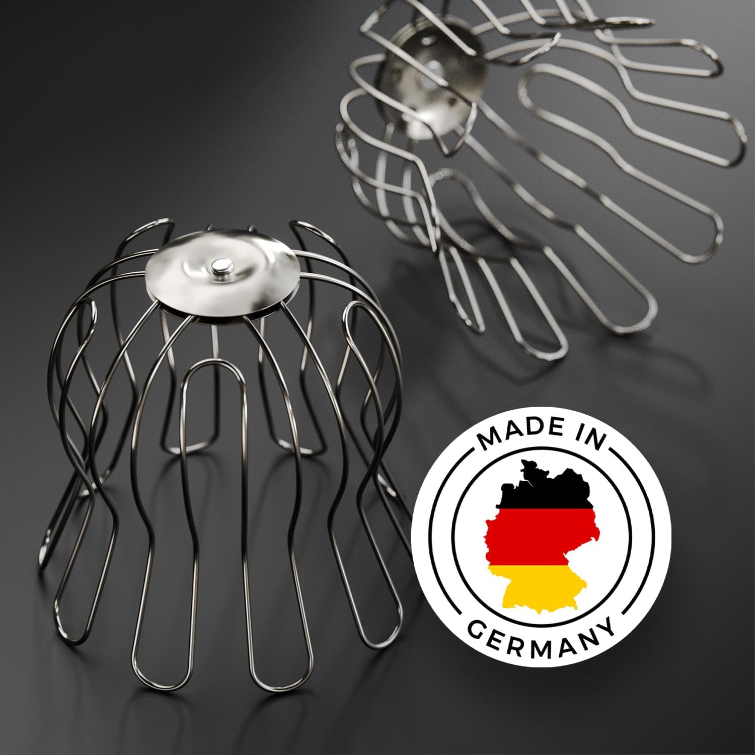 Detalle 2 de Greate – 2x Protezione antifoglia per grondaie zincata regolabile 87–100 mm, filtro per foglie, resistente e facile da installare