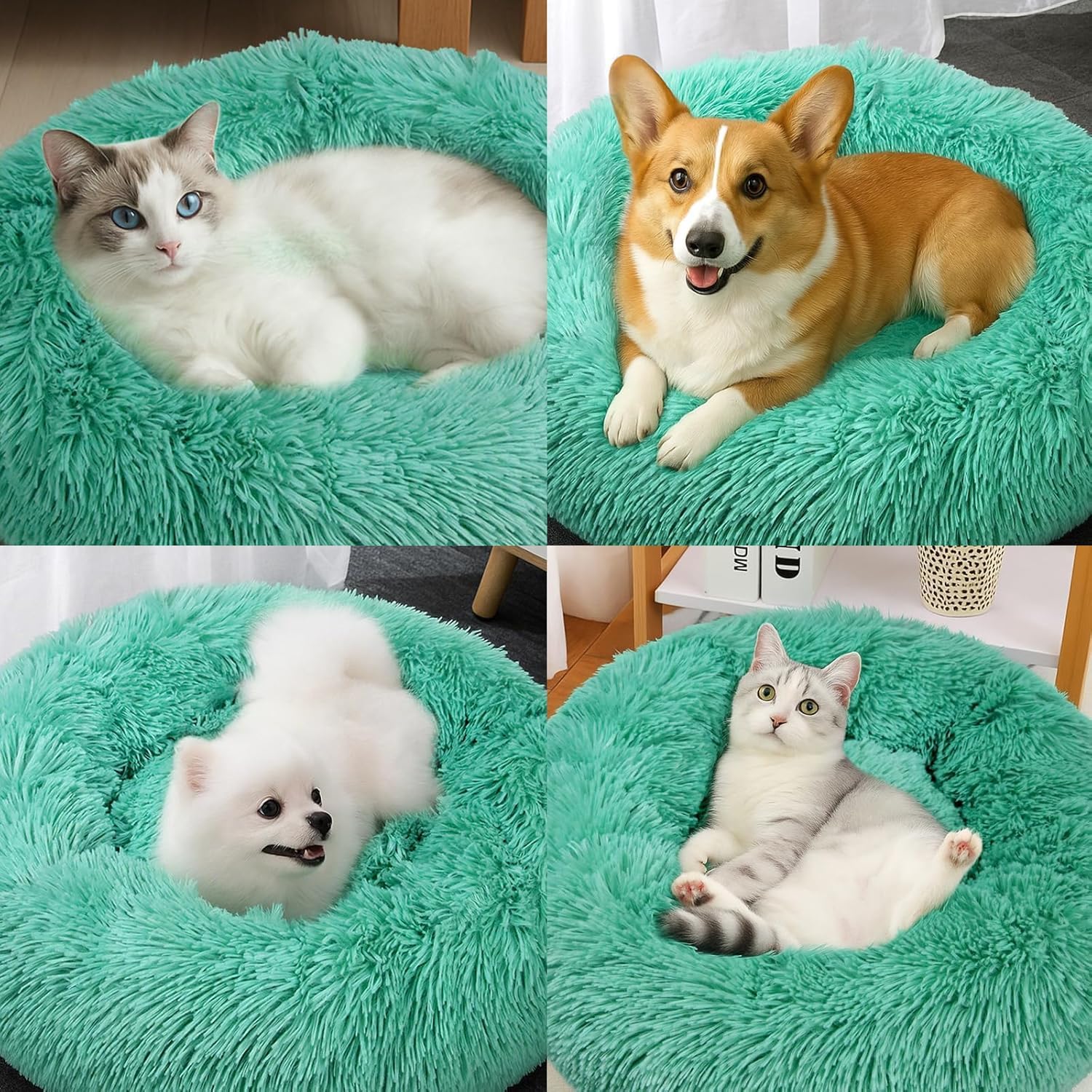 Thumbnail 6 de DONWEI Donut Bed 50x50cm calming dog bed