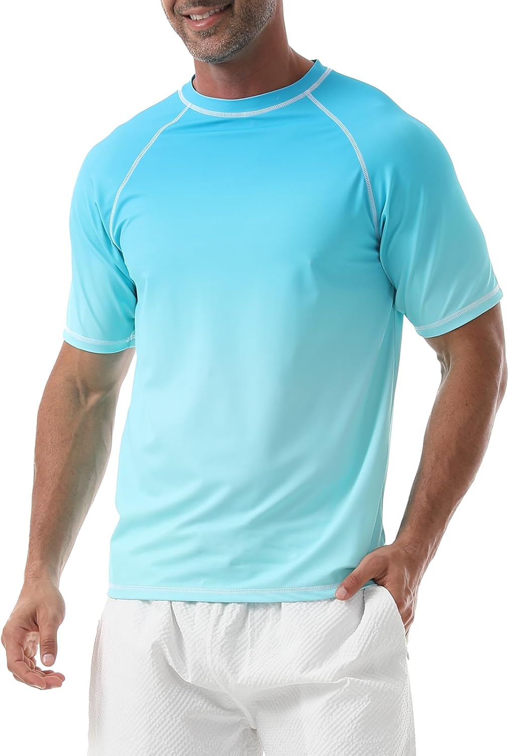 Thumbnail 2 de Mens rash vest swim top UPF 50+