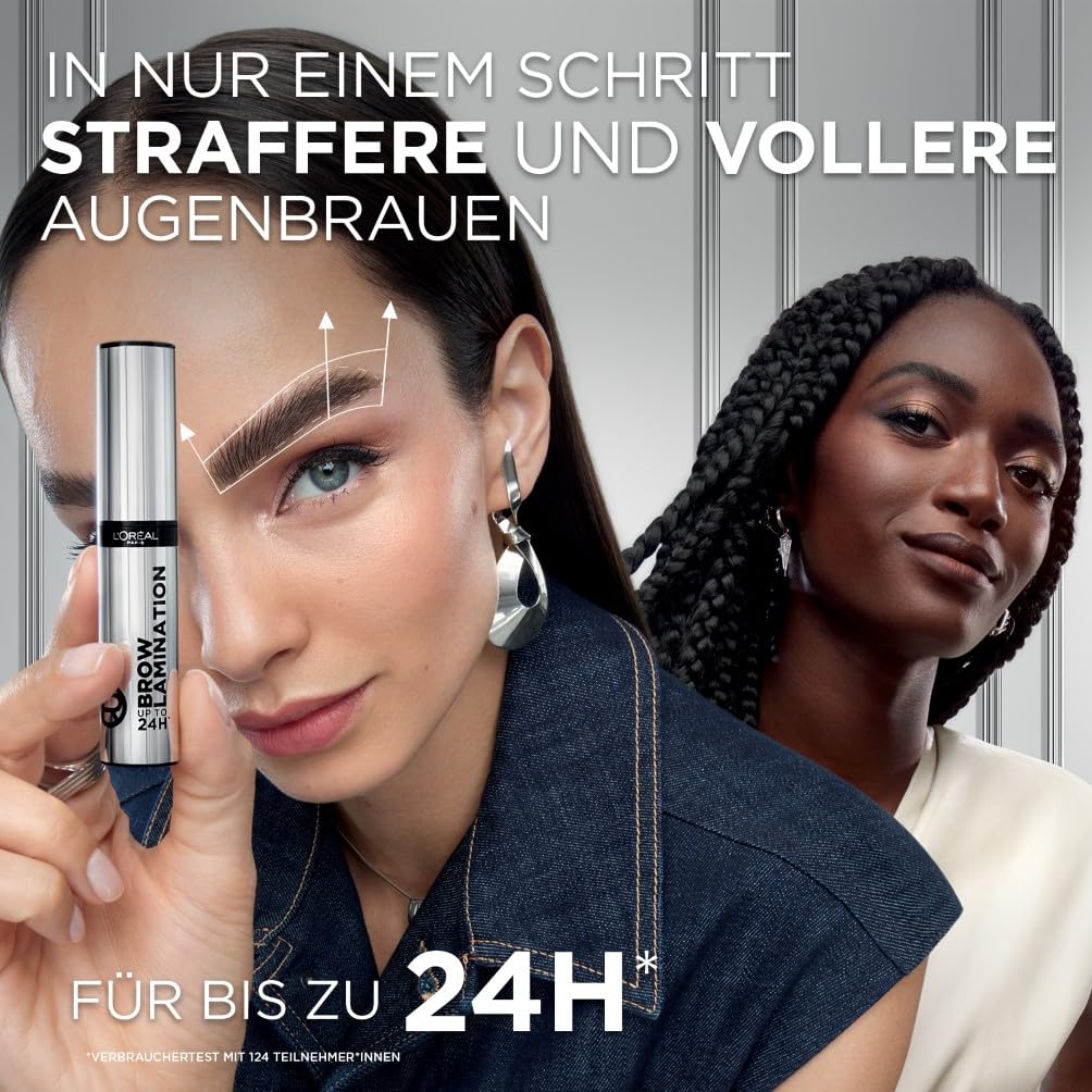 Detalle de L'Oréal Paris Infallible 24h Brow Lamination Augenbrauen-Laminierung (6 ml) zum Formen und Stylen
