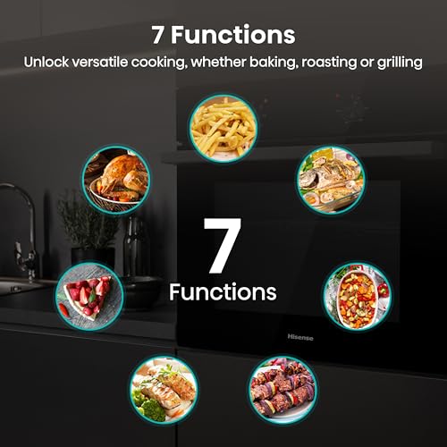 Thumbnail 7 de Hisense BI62020ABGUK Built-in 60L Electric Single Oven (Black)