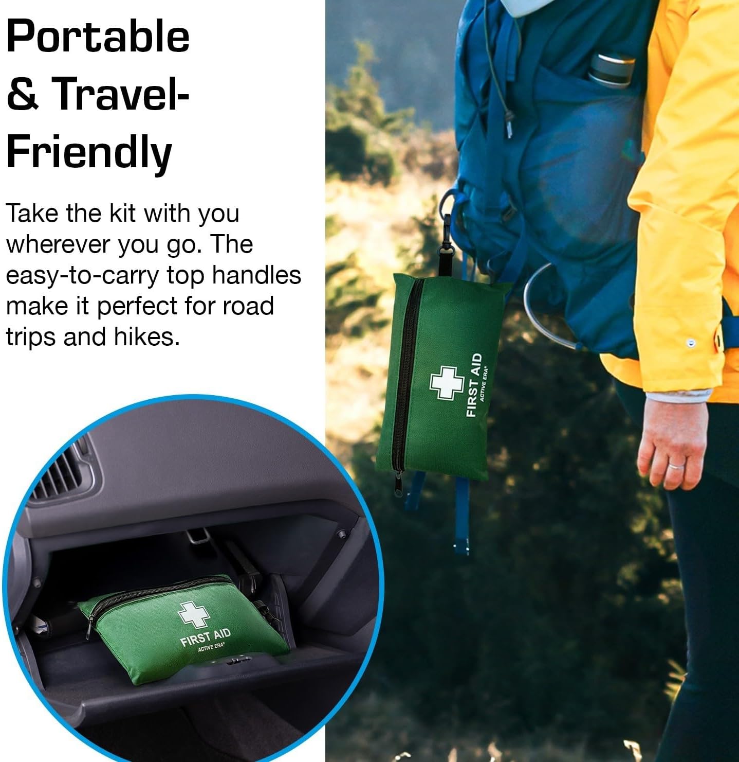 Detalle de 120 Piece Premium First Aid Kit Travel Bag
