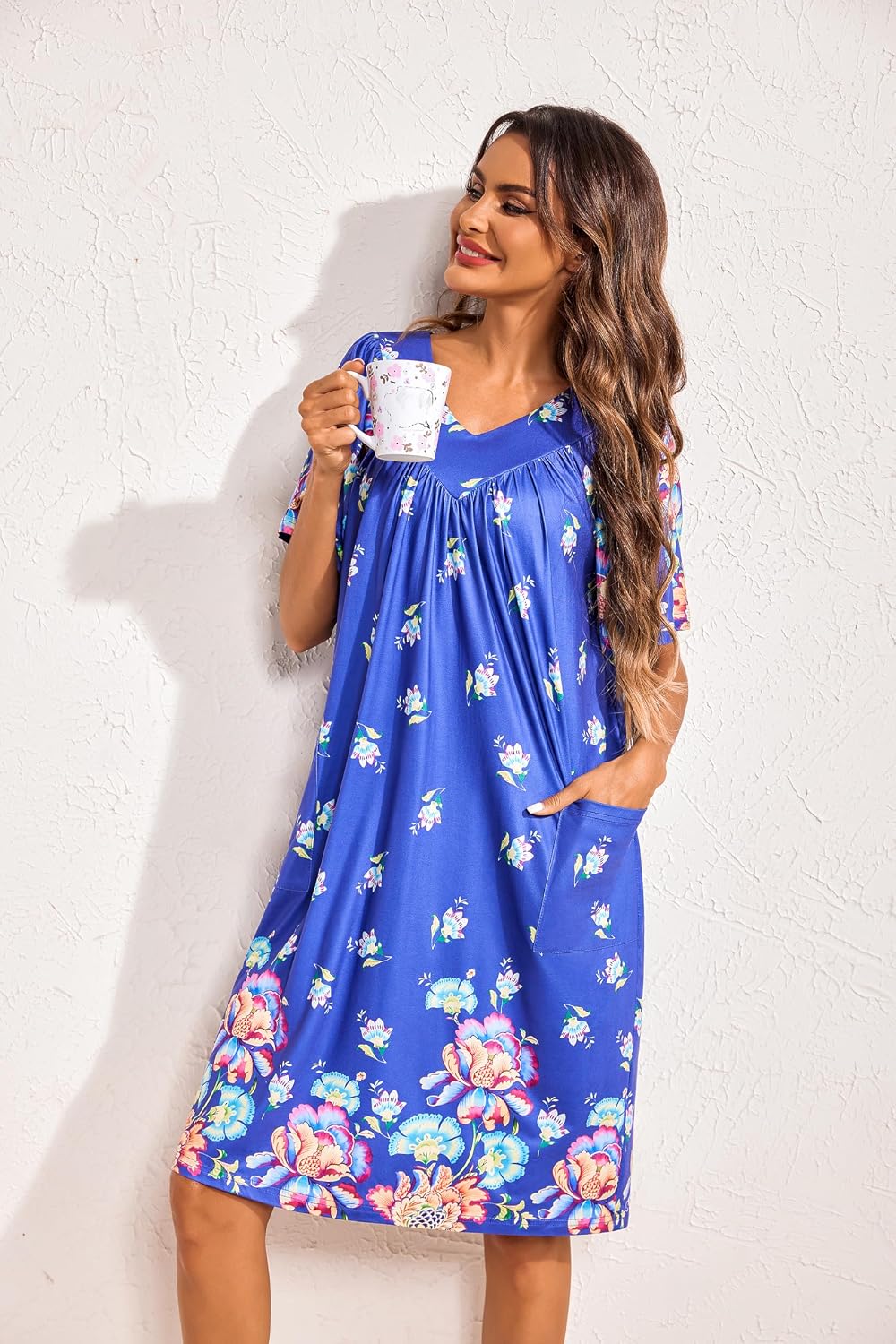 Detalle de Ekouaer Women's House Dress