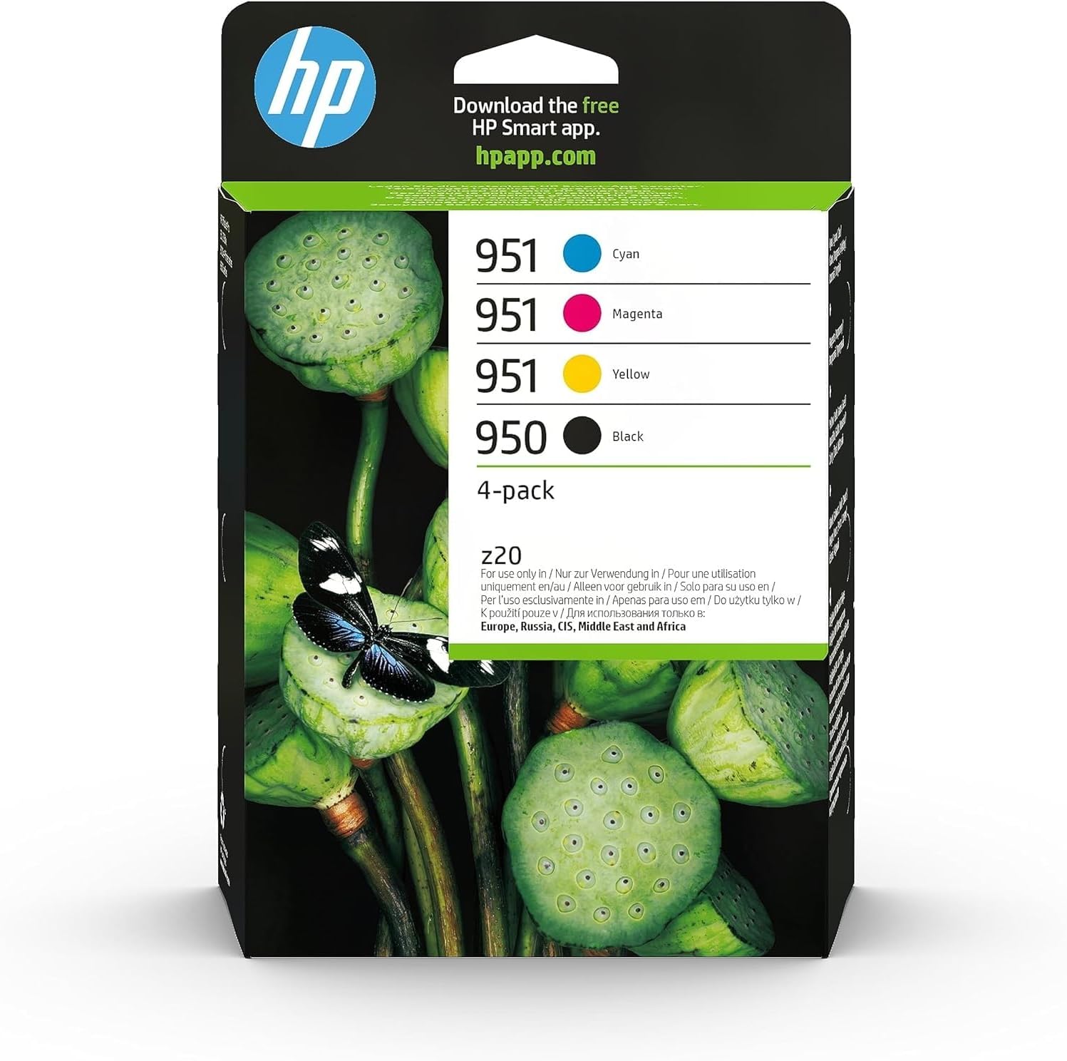 Detalle de HP 950/951 Confezione da 4 Cartucce 6ZC65AE