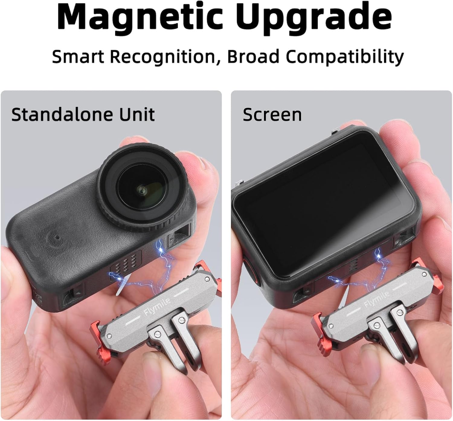 Thumbnail 2 de BRDRC Quick Release Mount for DJI Nano — Aluminum Alloy Magnetic Expansion Adapter with Go Pro & 1/4 Inch Screw Adapter