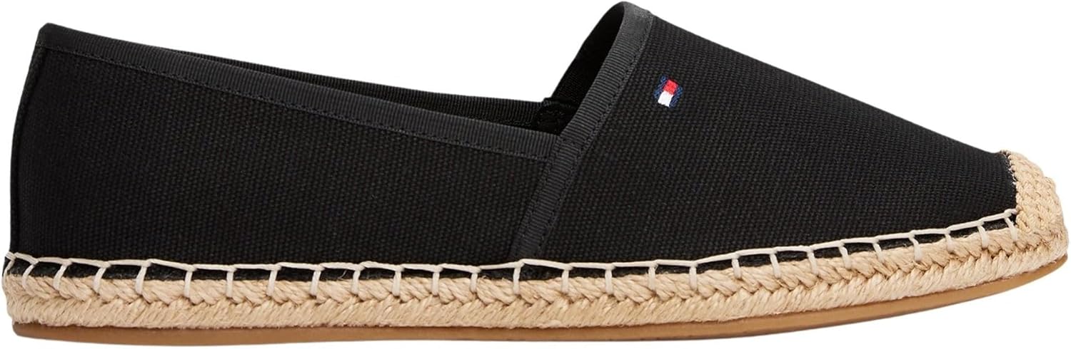 Thumbnail 6 de Tommy Hilfiger Flag Canvas Espadrille Slipper Beige