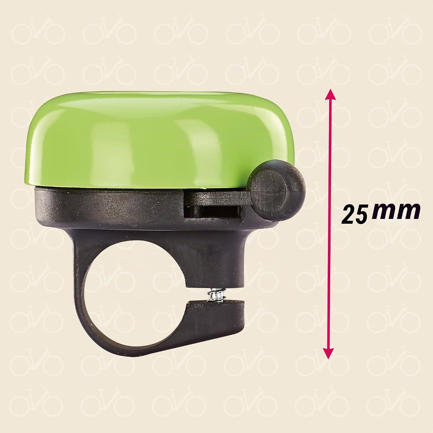 Thumbnail 4 de Prophete Campanello per bicicletta per bambini con motivo dinosauro – verde, adattabile a manubrio 22 mm