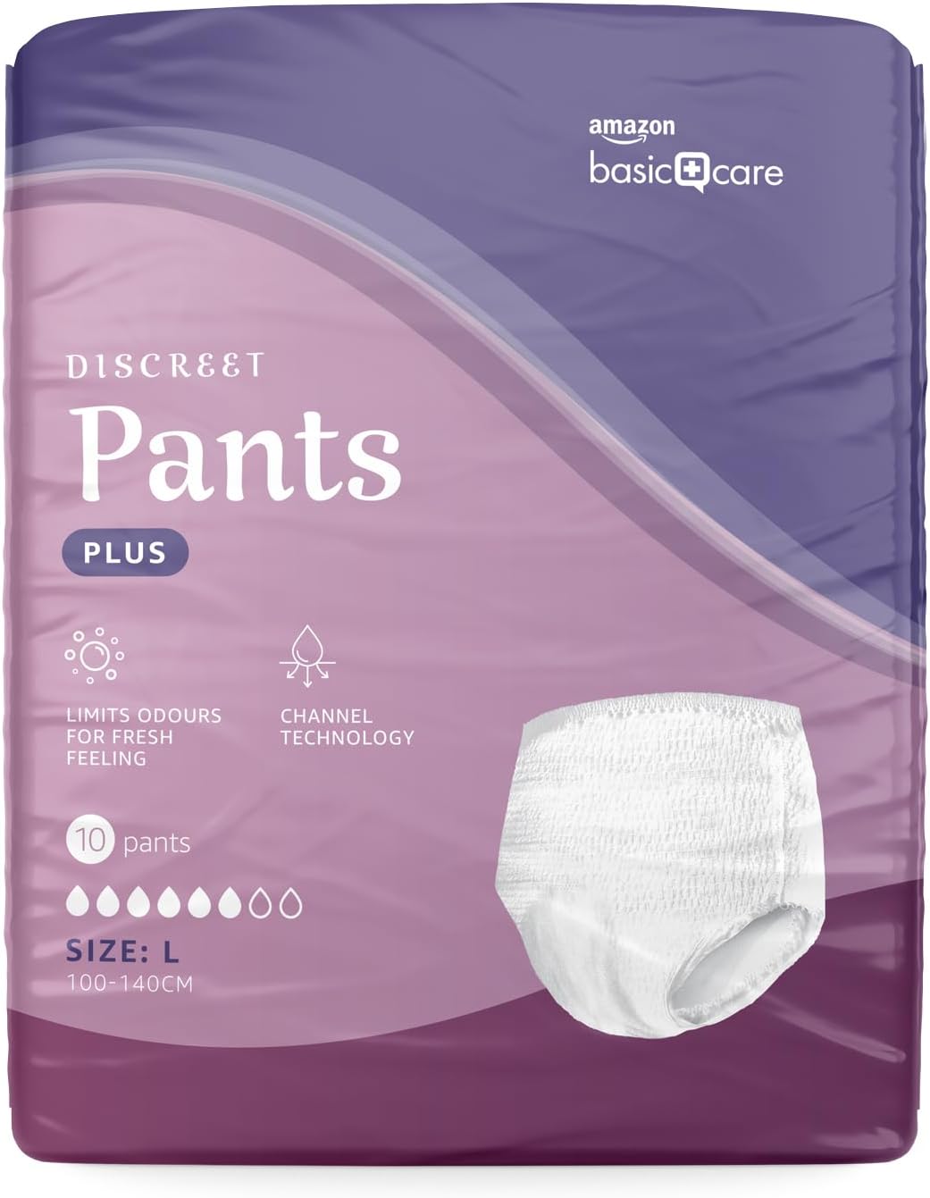 Detalle de Amazon Basic Care Damen Pants Plus Large 40 Stück