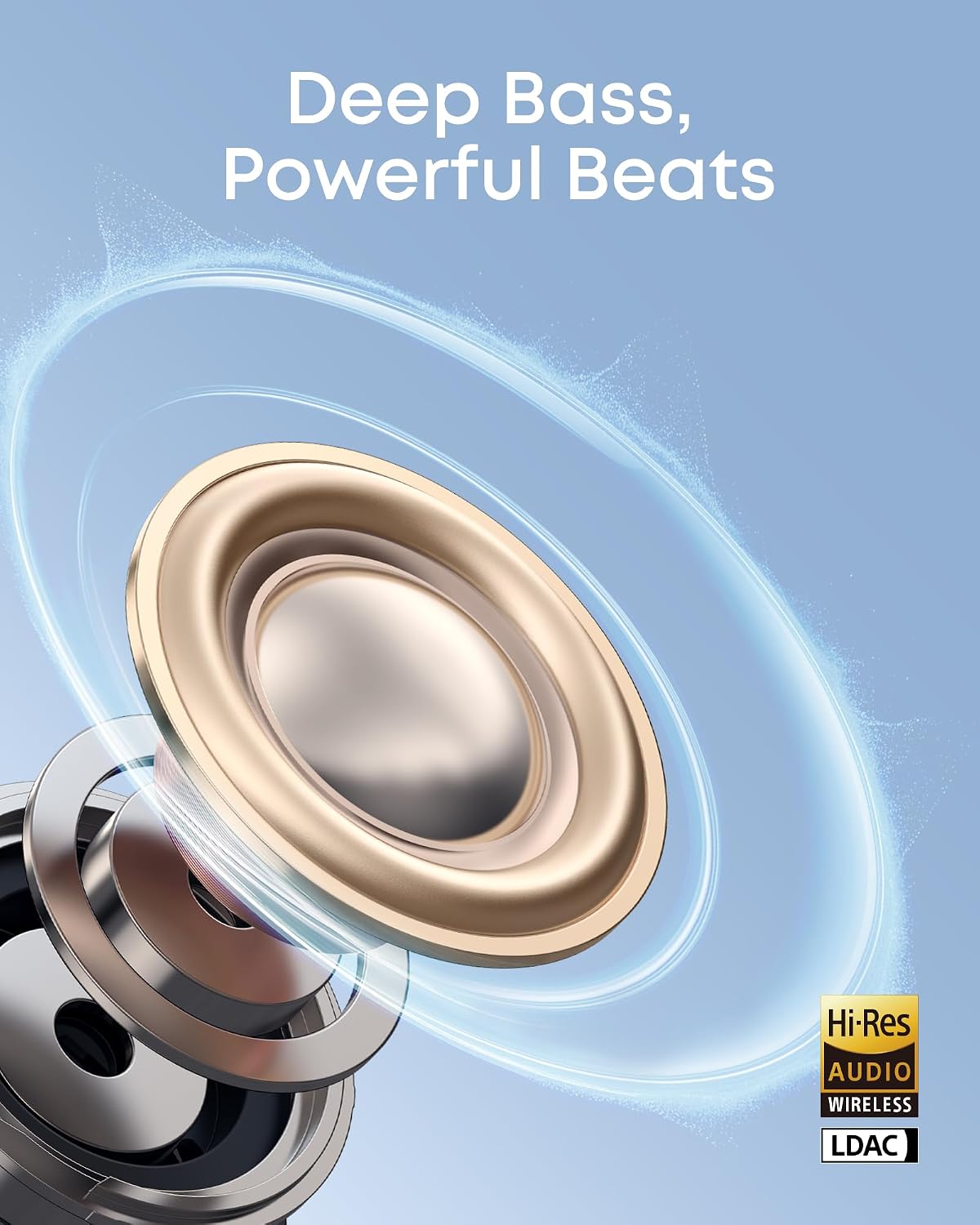 Detalle de Soundcore C50i Anker Cuffie open‑ear 28 Ore