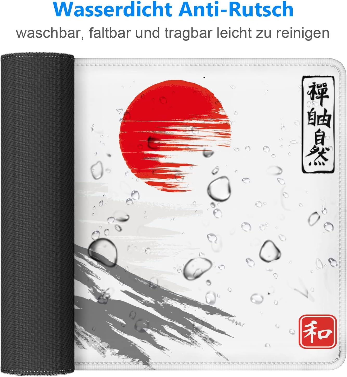 Thumbnail 3 de Owege Gaming Mauspad XXL – großes, wasserfestes Mousepad mit vernähten Kanten