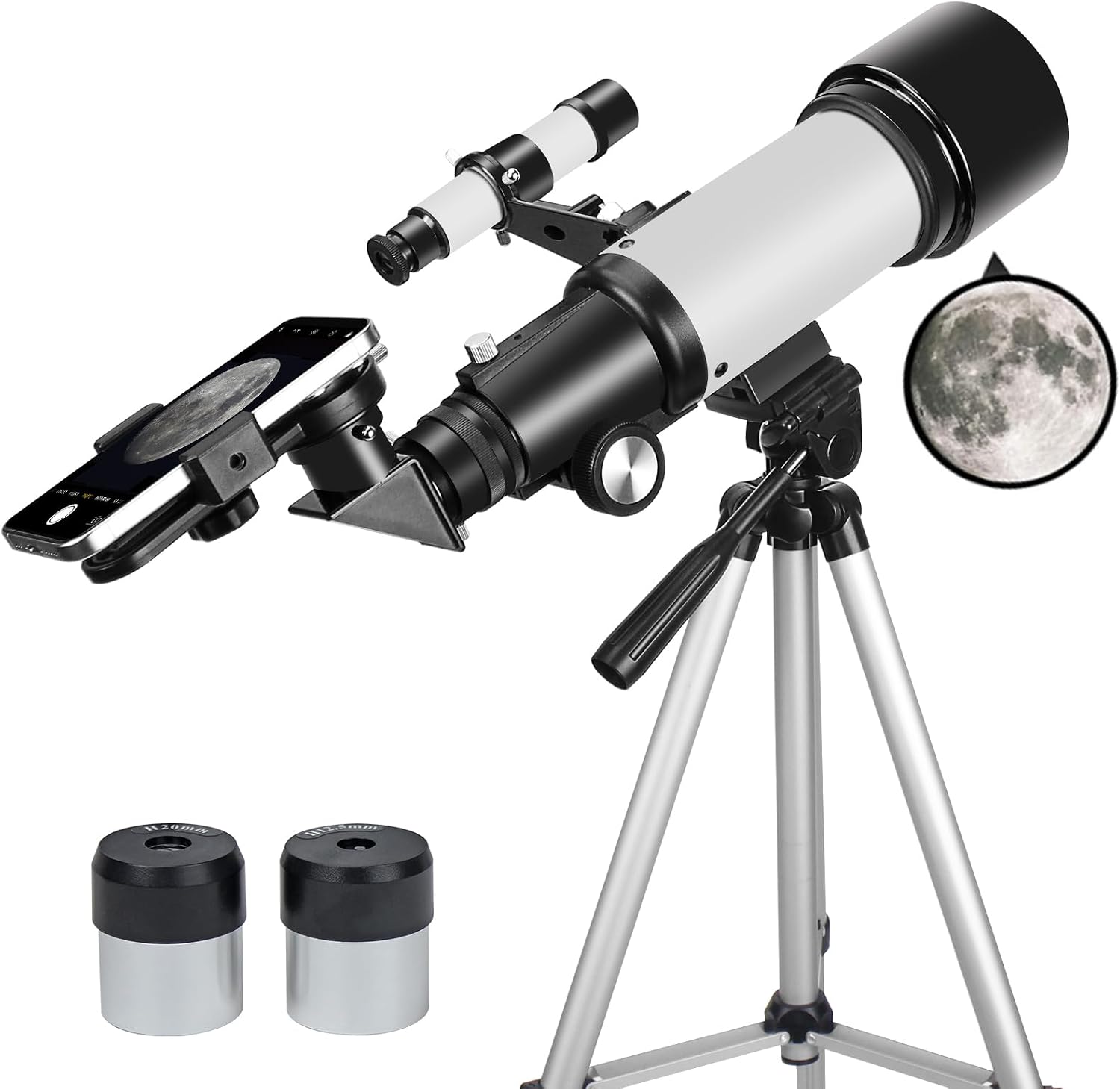 Detalle de Telescope for Adults Beginners 70mm 400mm AZ Mount