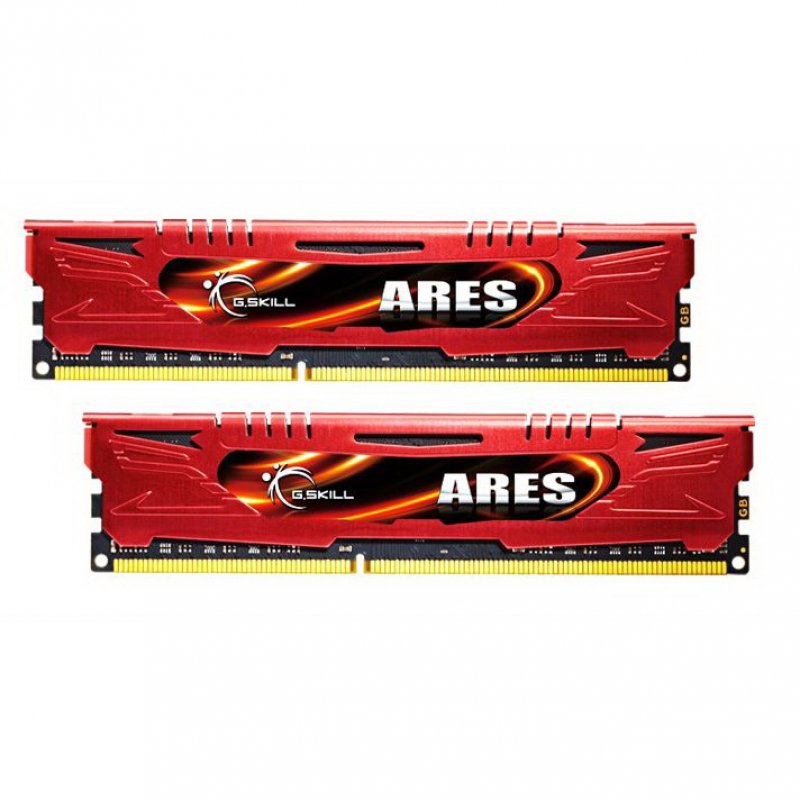 Detalle de G.Skill Ares DDR3 2133MHz 16GB (2x8GB) CL11 Rojo 🖥
