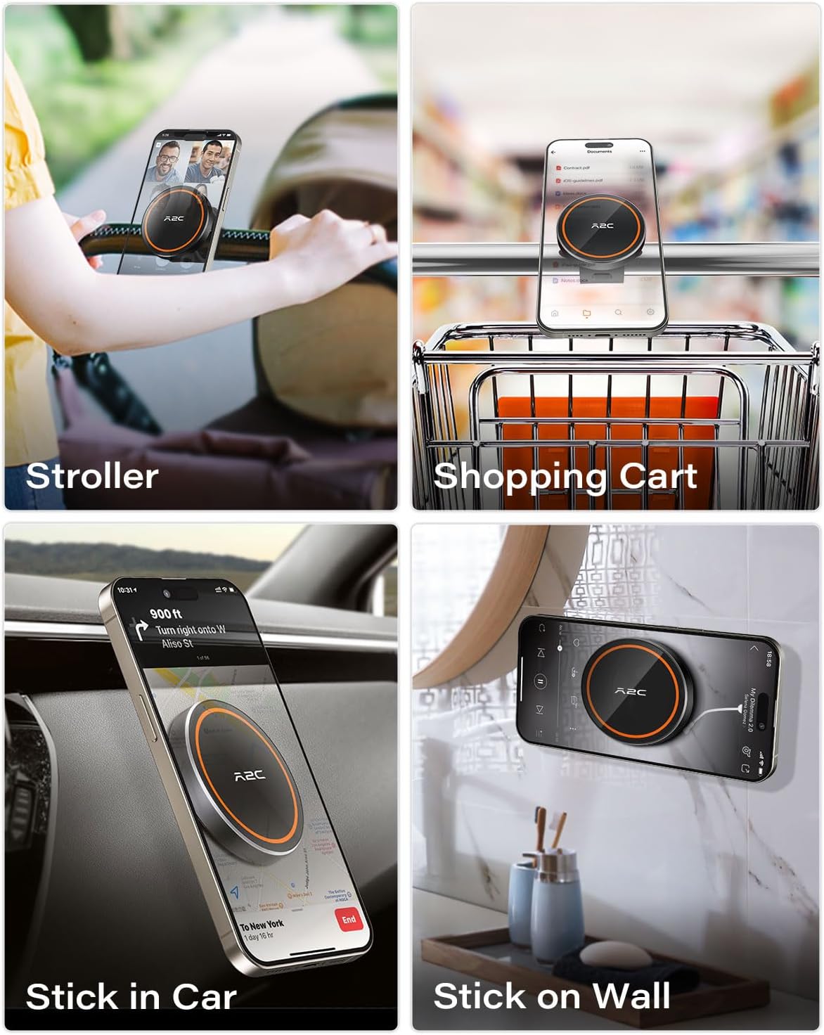 Thumbnail 3 de A2C Gym Fitness Phone Mount for MagSafe 17N54