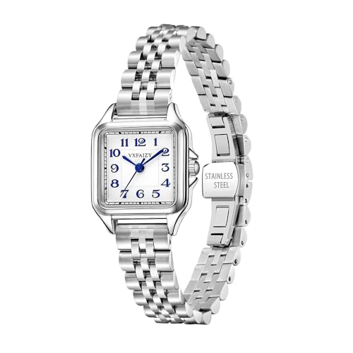 Detalle de Montre VXFAIZY carrée pour femme avec chiffres arabes