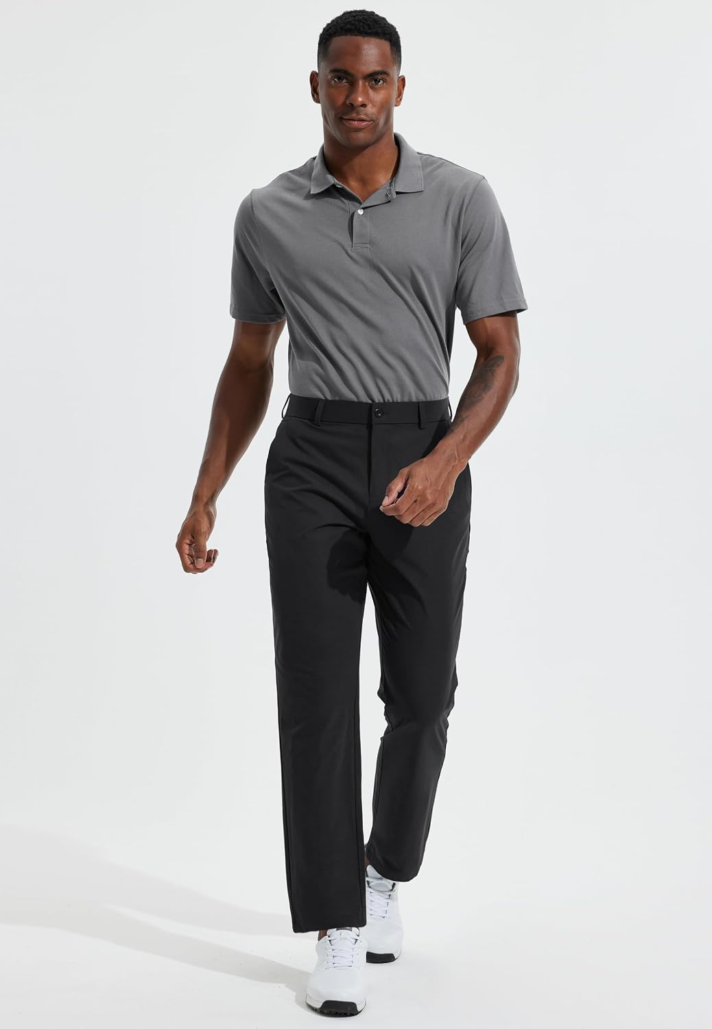 Detalle 2 de Men's Golf Pants Lightweight Stretch Dress Office Travel Slacks (30/32/34 in inseam)