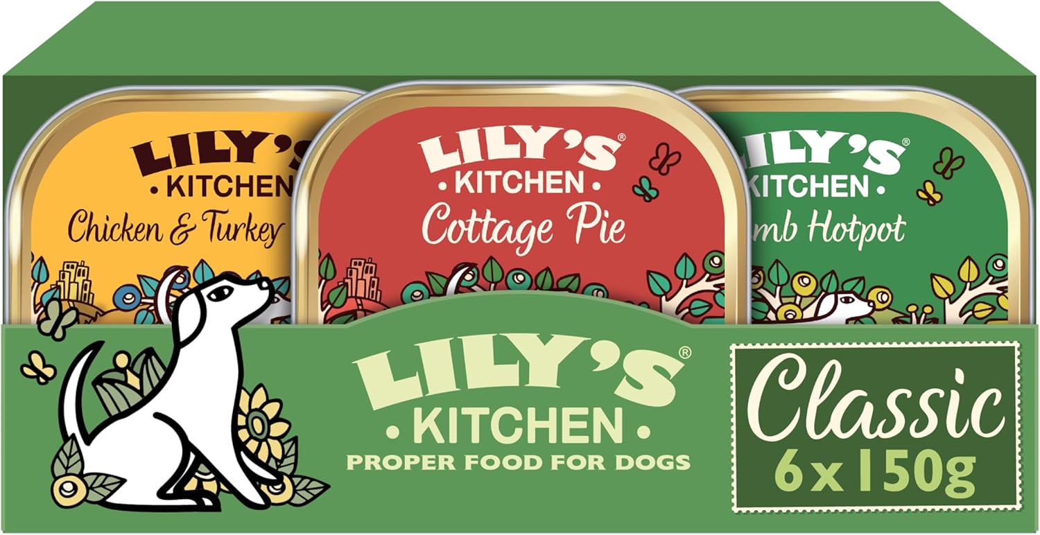 Detalle de Lily's Kitchen Cibo Umido per Cani 6er Vaschette (6 x 150g) – Multipack
