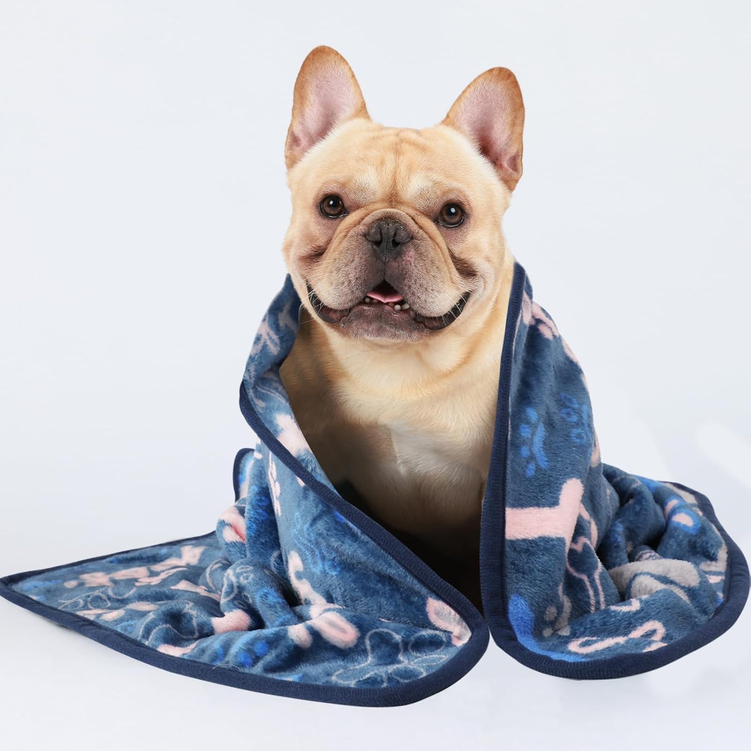 Detalle de luciphia Hundedecke Katzendecken Waschbar Flauschig – 3er Pack in 3 Farben, 40 × 60 cm / 76 × 52 cm / 104 × 76 cm