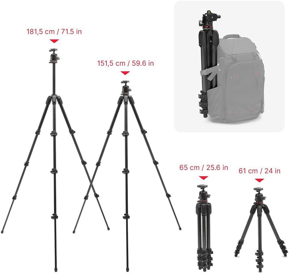 Thumbnail 4 de Manfrotto 055XPRO AS Treppiede 3Sezioni 15kg