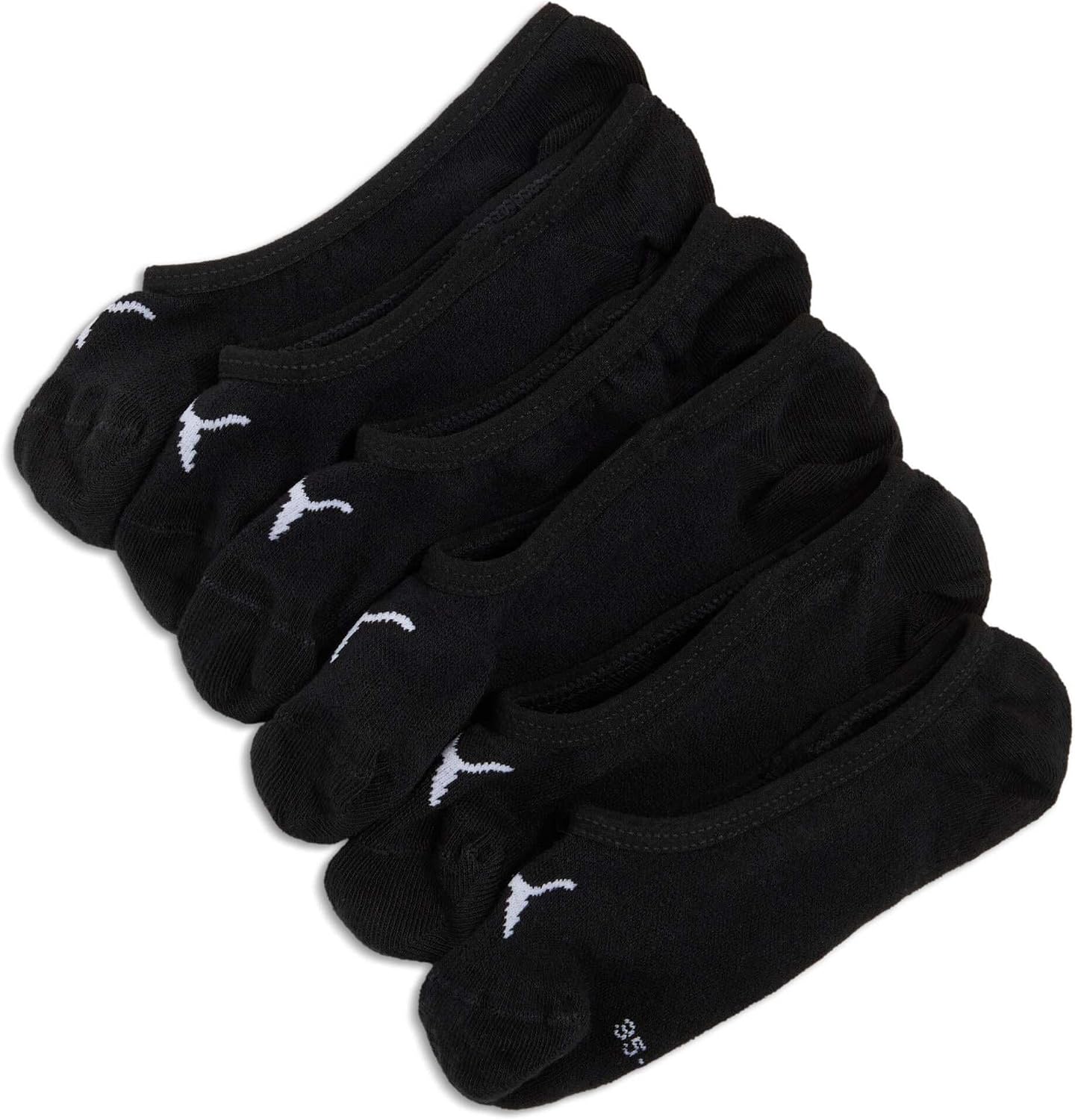 Detalle de PUMA Footie Mixte – Lot de 3 chaussettes Footie coton doux, confort quotidien