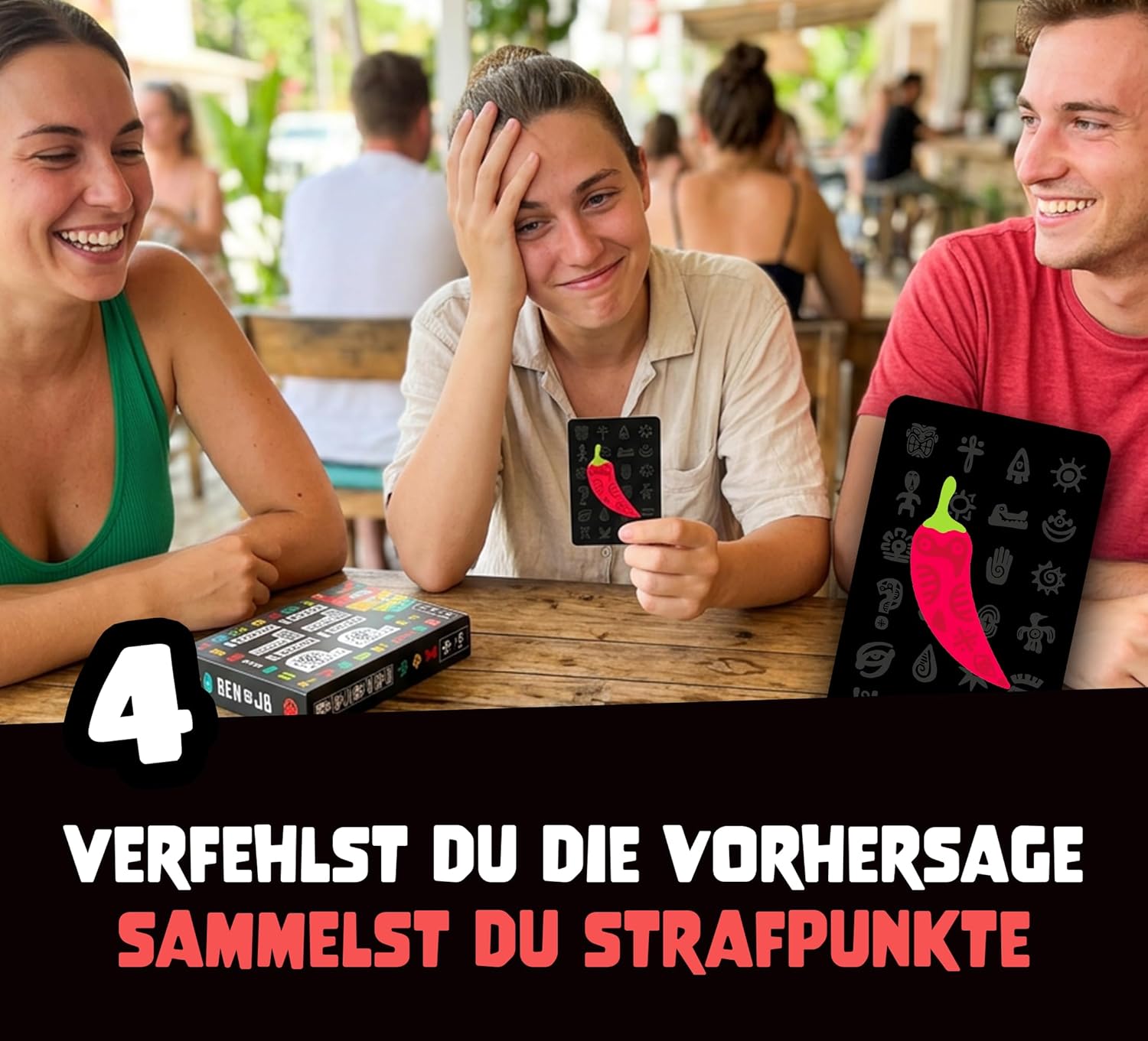Detalle 2 de ATM Gaming PILI PILI – Gesellschaftsspiel: Taktik, Bluff und Stiche für 2–8 Spieler
