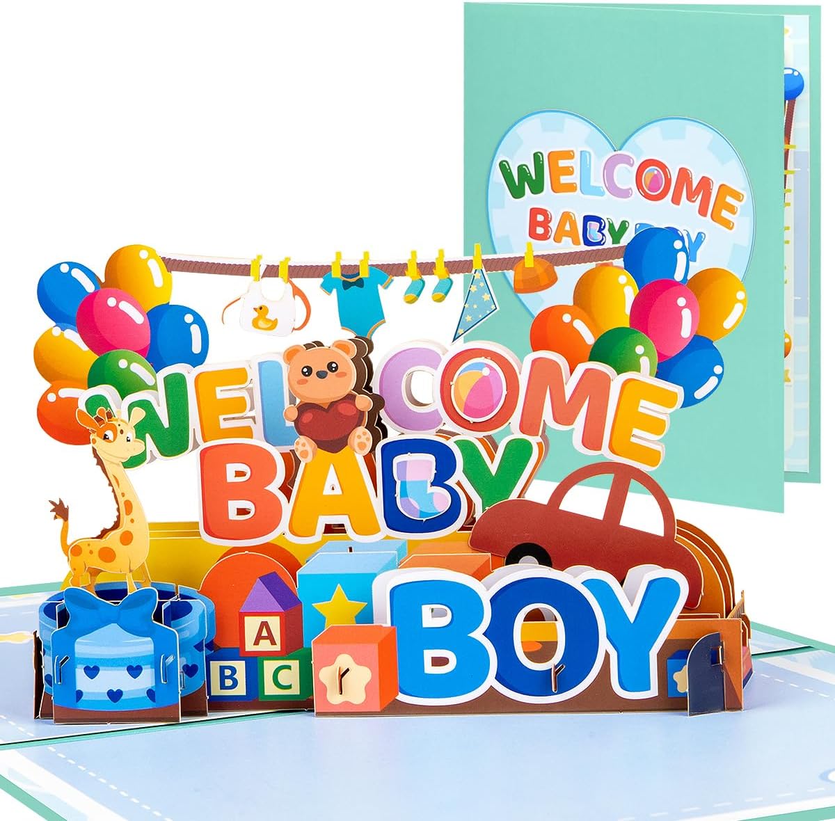 Detalle de CNLITIHEKA 3D Pop-Up Baby Card