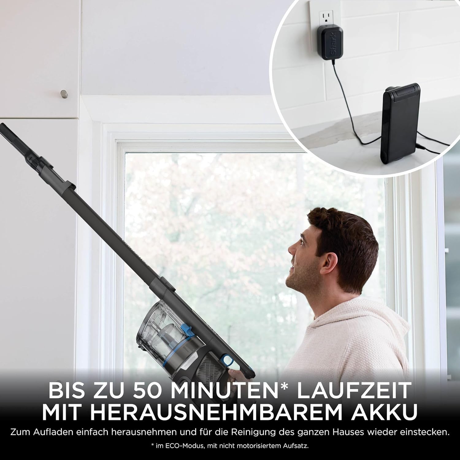 Thumbnail 6 de Shark PowerPro Akku-Staubsauger IZ370EU – kabellos, bis 50 Min. Laufzeit, für Tierhaare & Allergiker